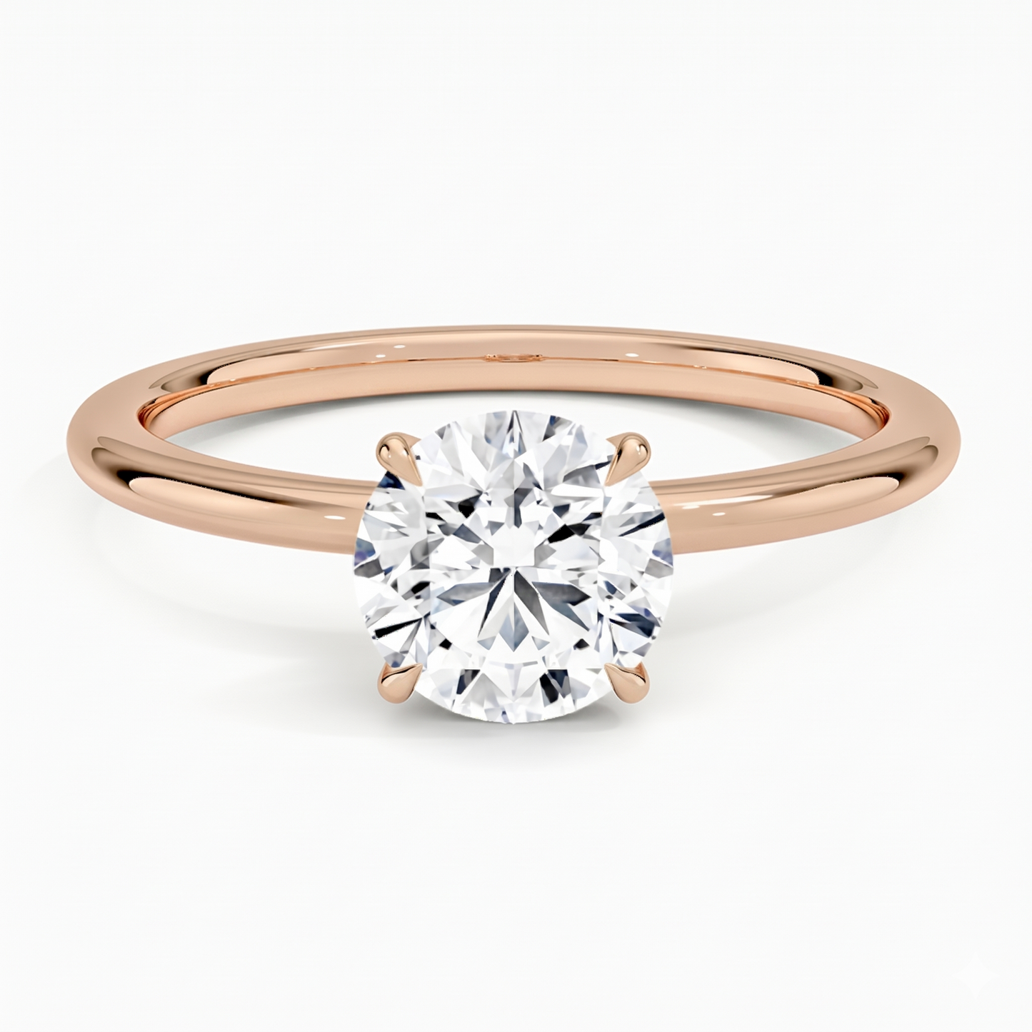 Flora Solitaire Ring