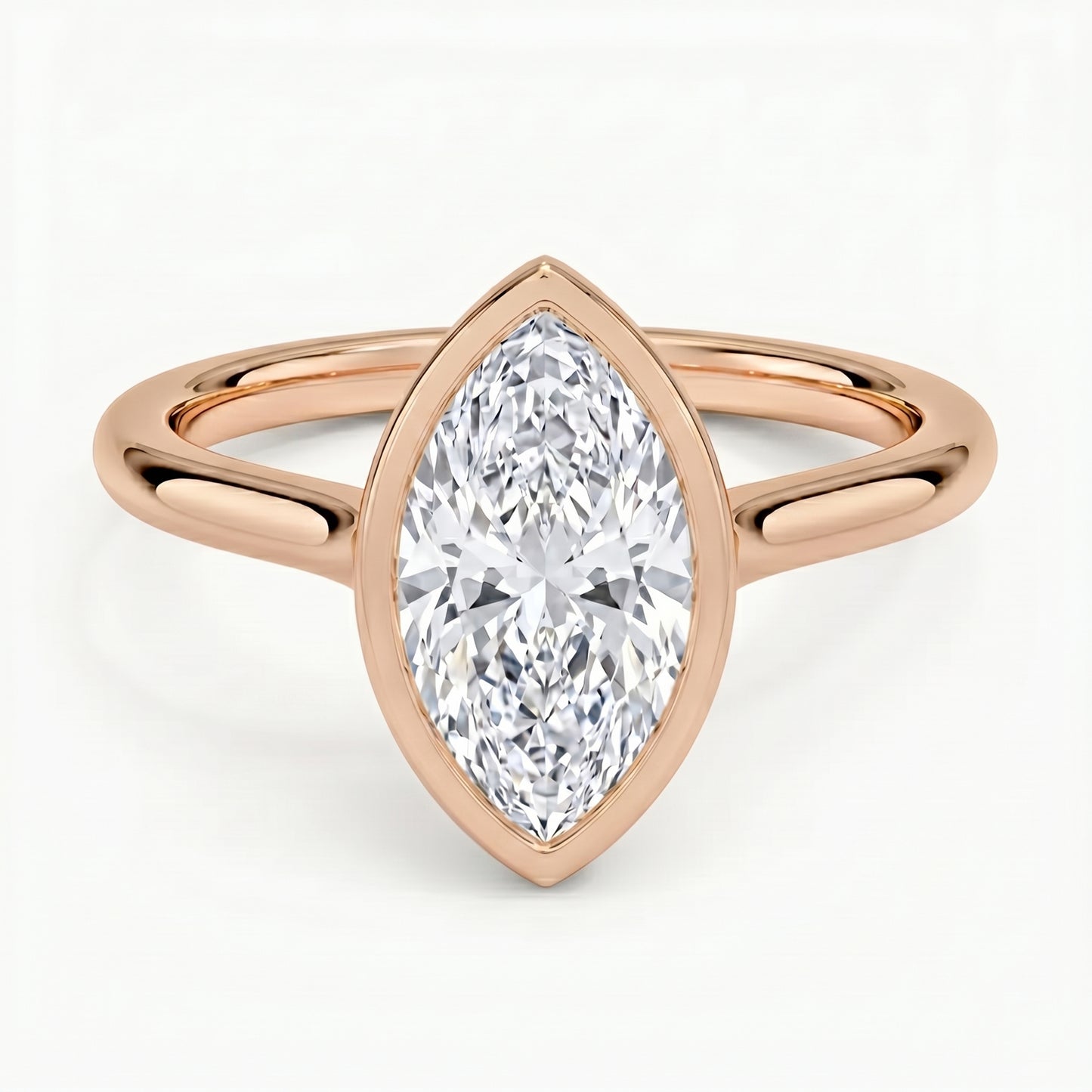 Luna Marquise Solitaire Ring