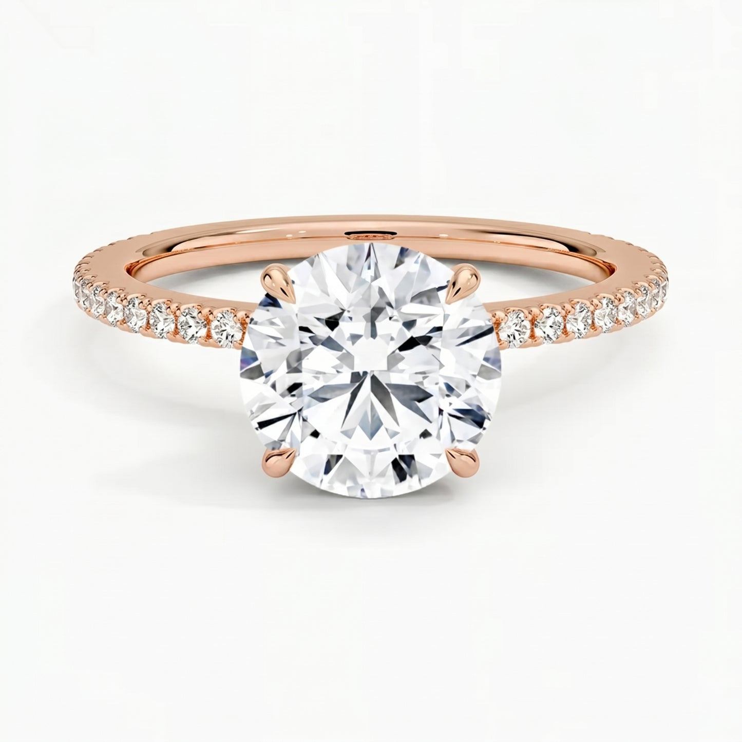 Lumina Pavé Round Ring