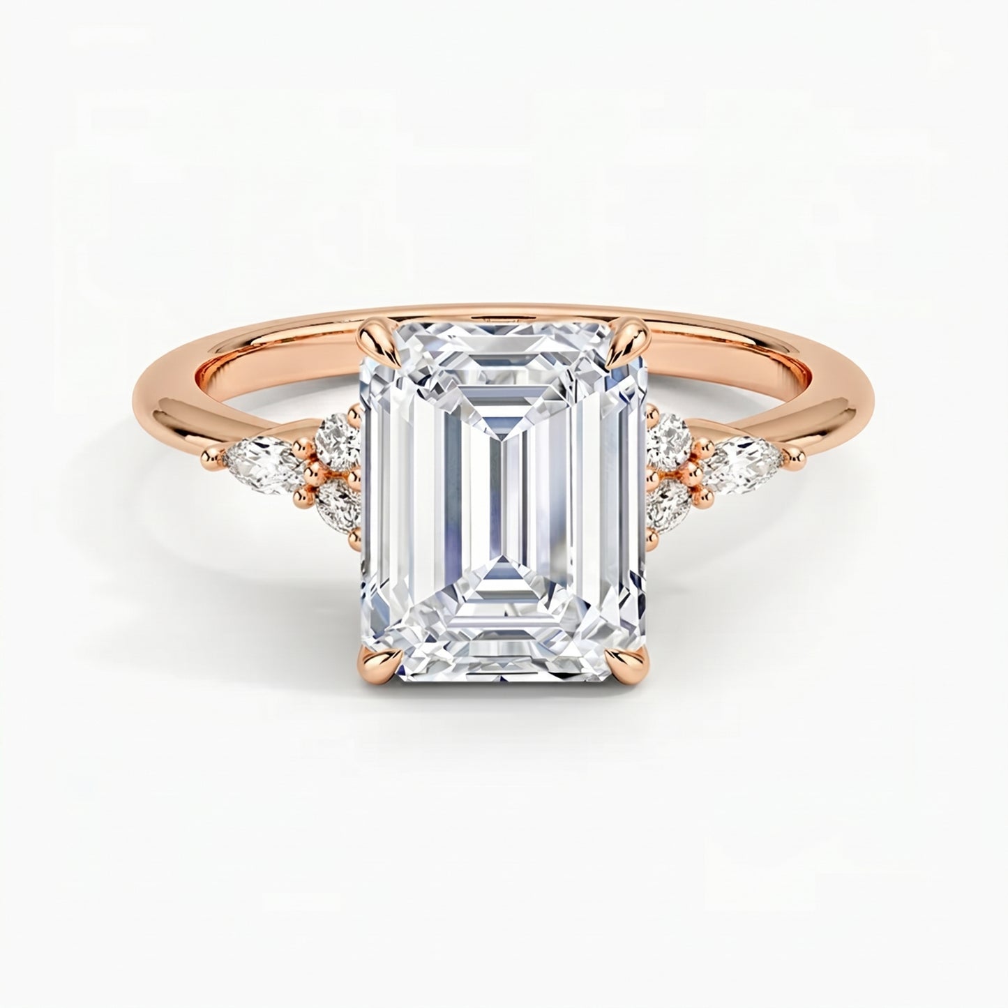 Laurel Emerald Ring