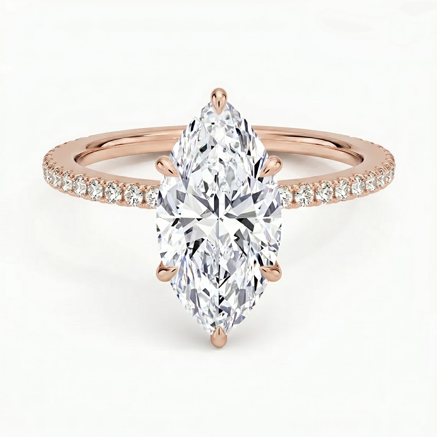 Lumina Pavé Marquise Ring