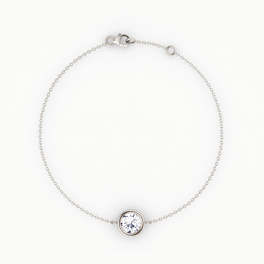 Bezel Solitaire Bracelet