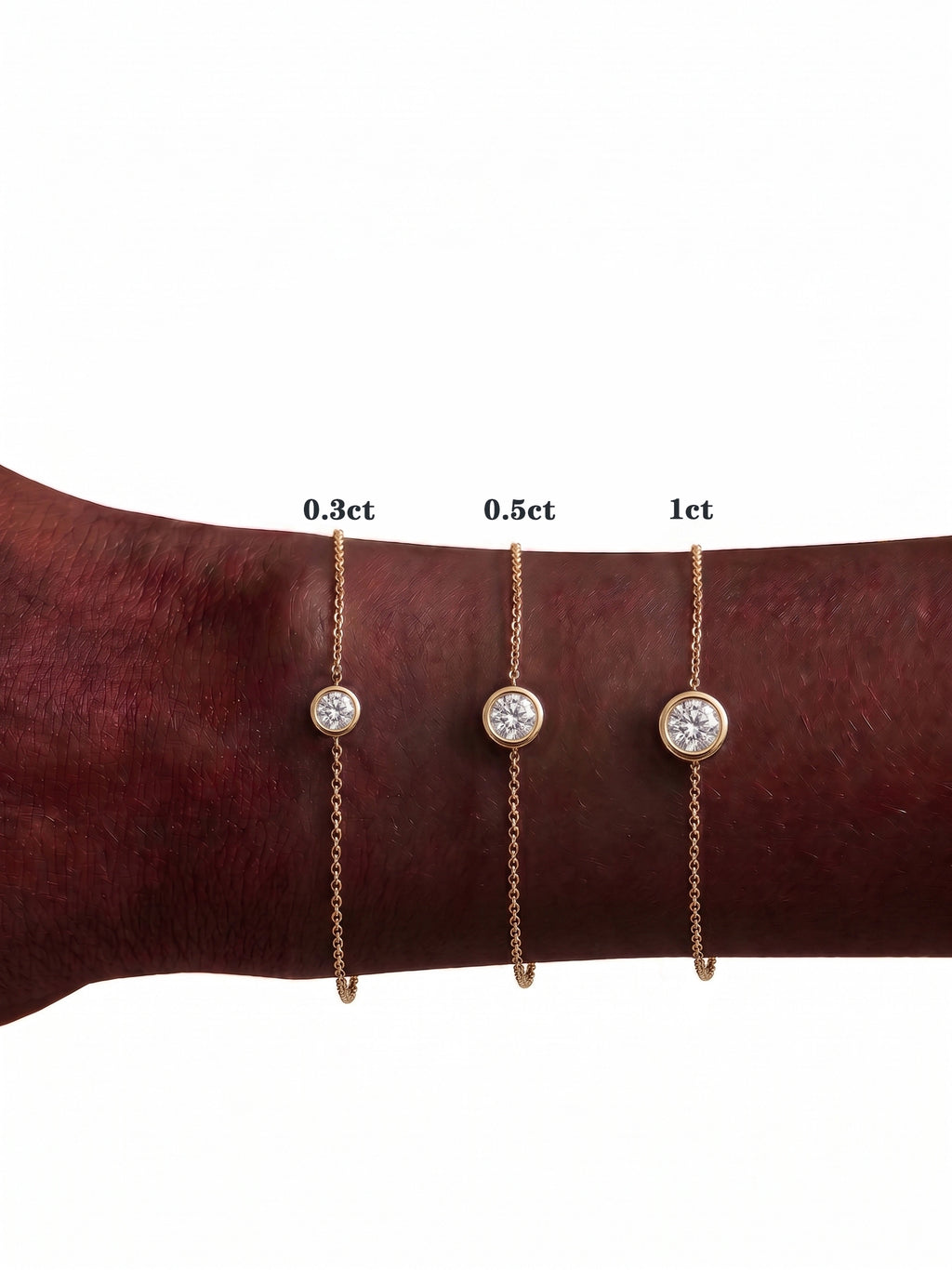 Bezel Solitaire Bracelet