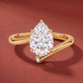 Eternal Orbit Pear Ring