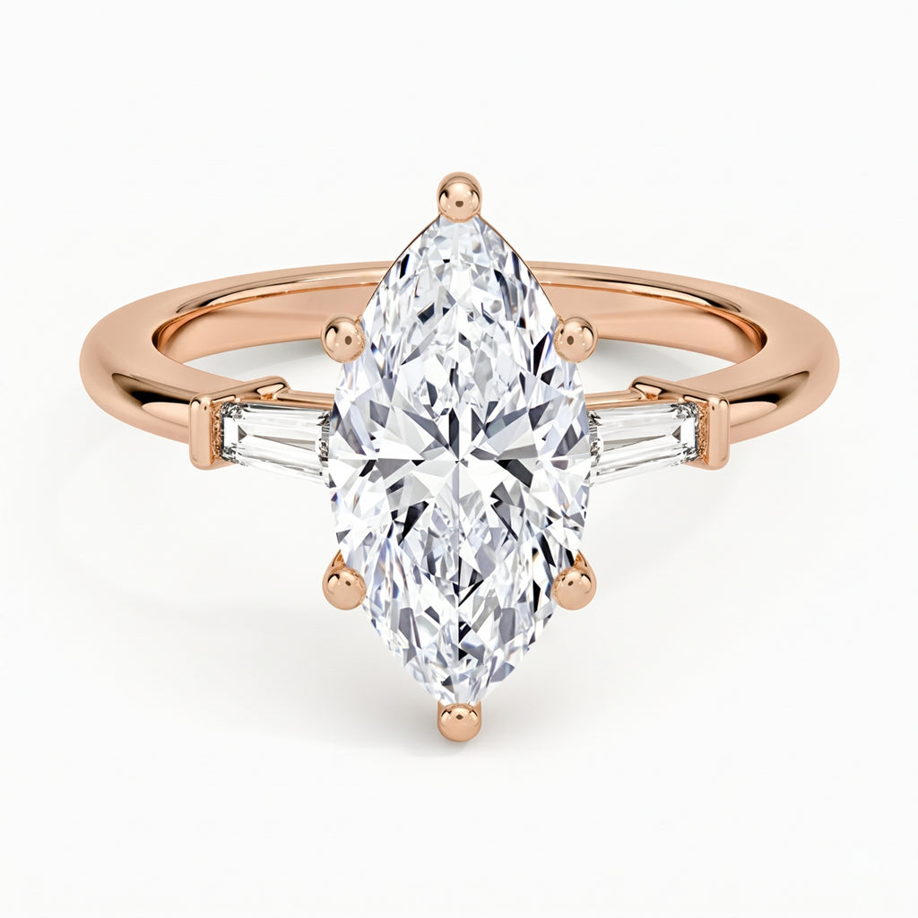 Legacy Marquise Three-Stone Ring