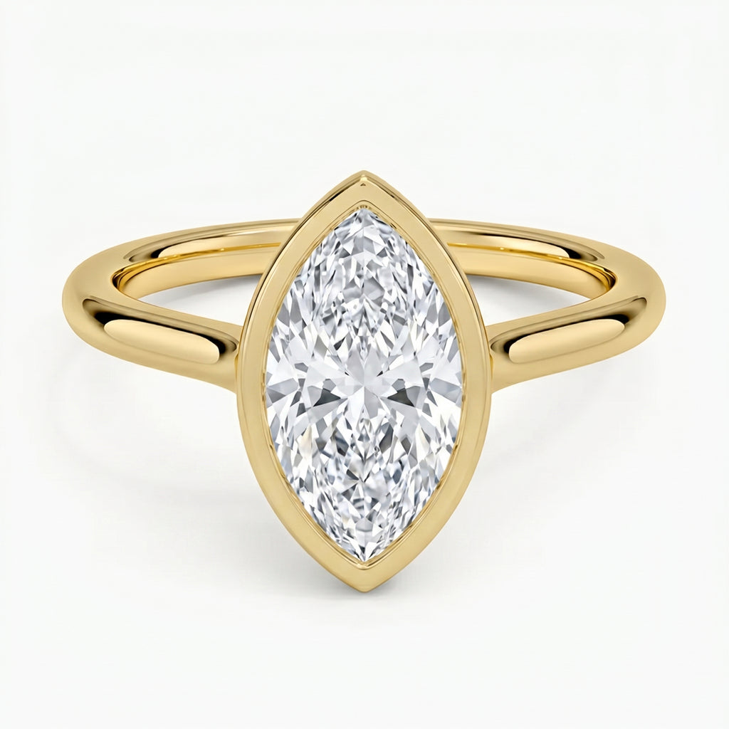 Luna Marquise Solitaire Ring