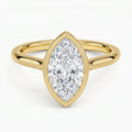 Luna Marquise Solitaire Ring