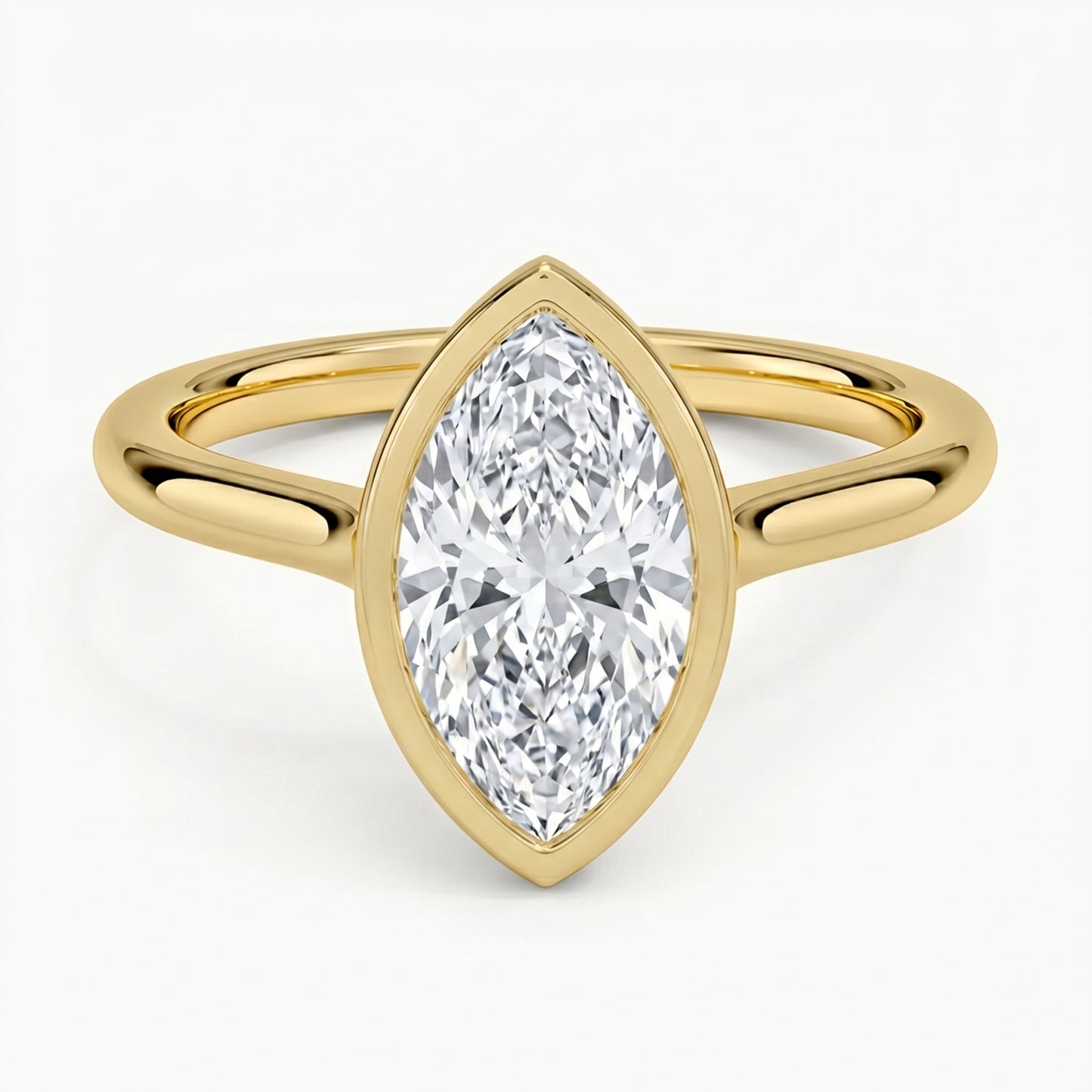 Luna Marquise Solitaire Ring