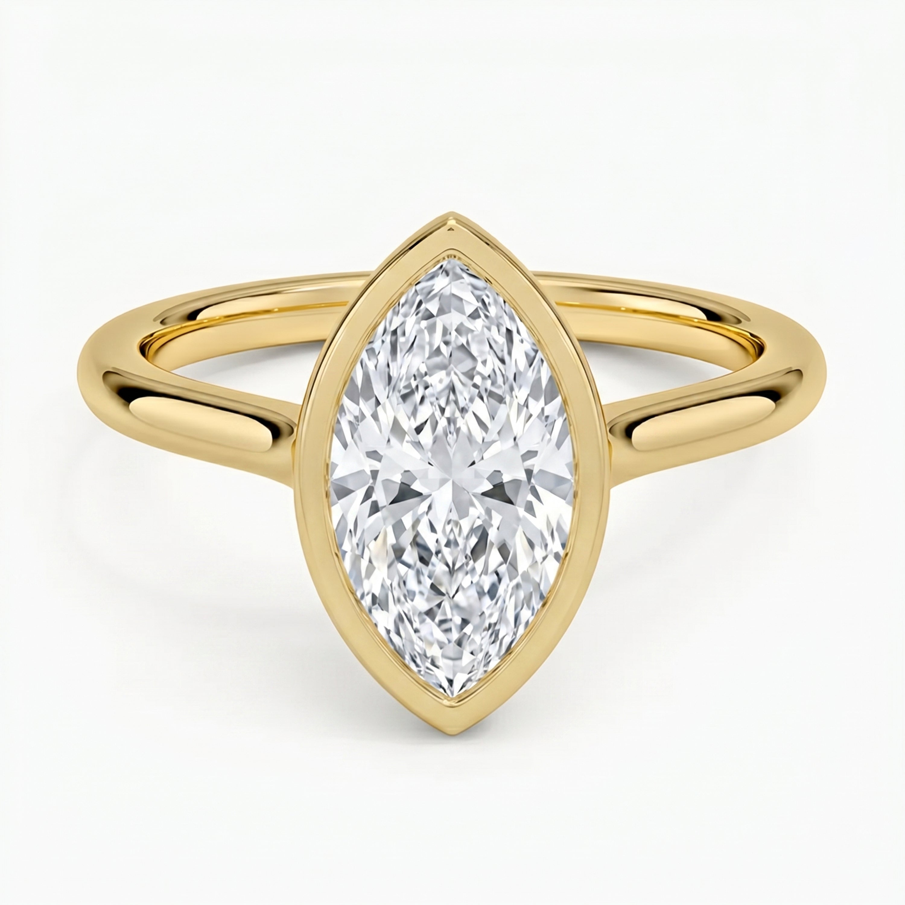 Luna Marquise Solitaire Ring