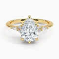Laurel Pear Ring