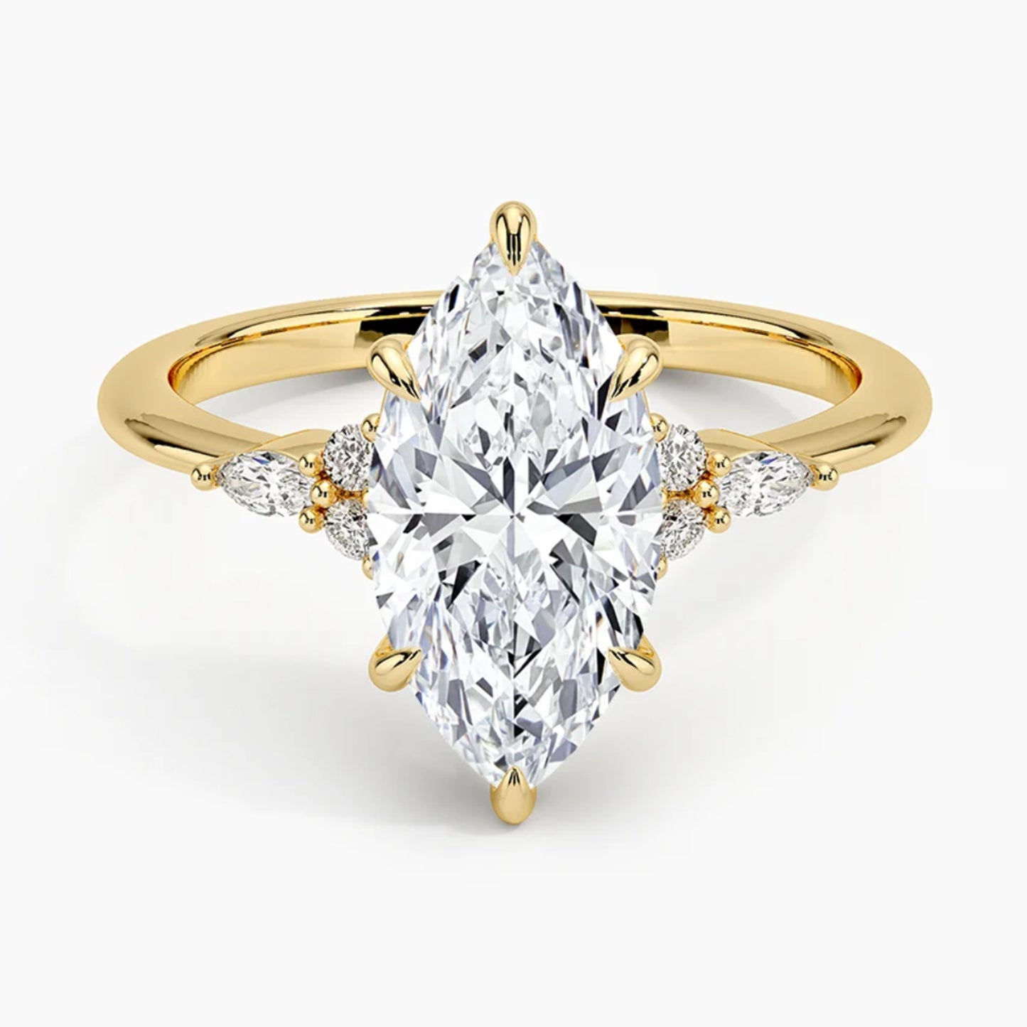 Laurel Marquise Ring