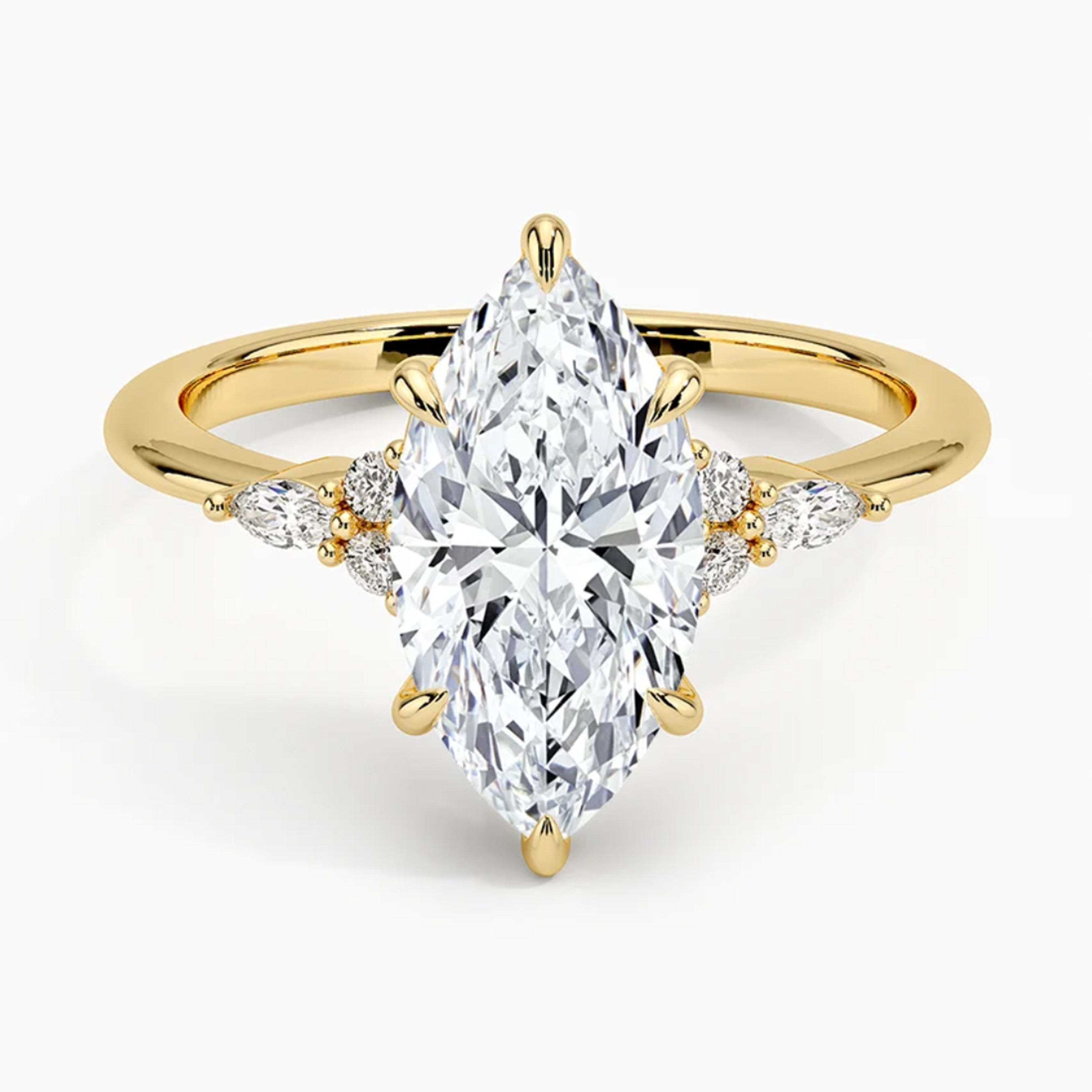 Laurel Marquise Ring