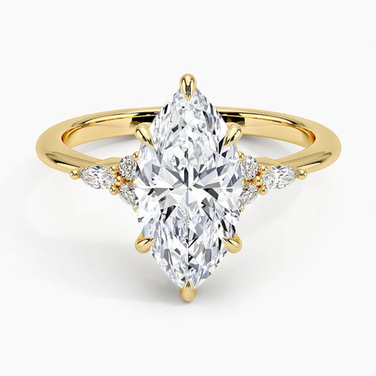 Laurel Marquise Ring