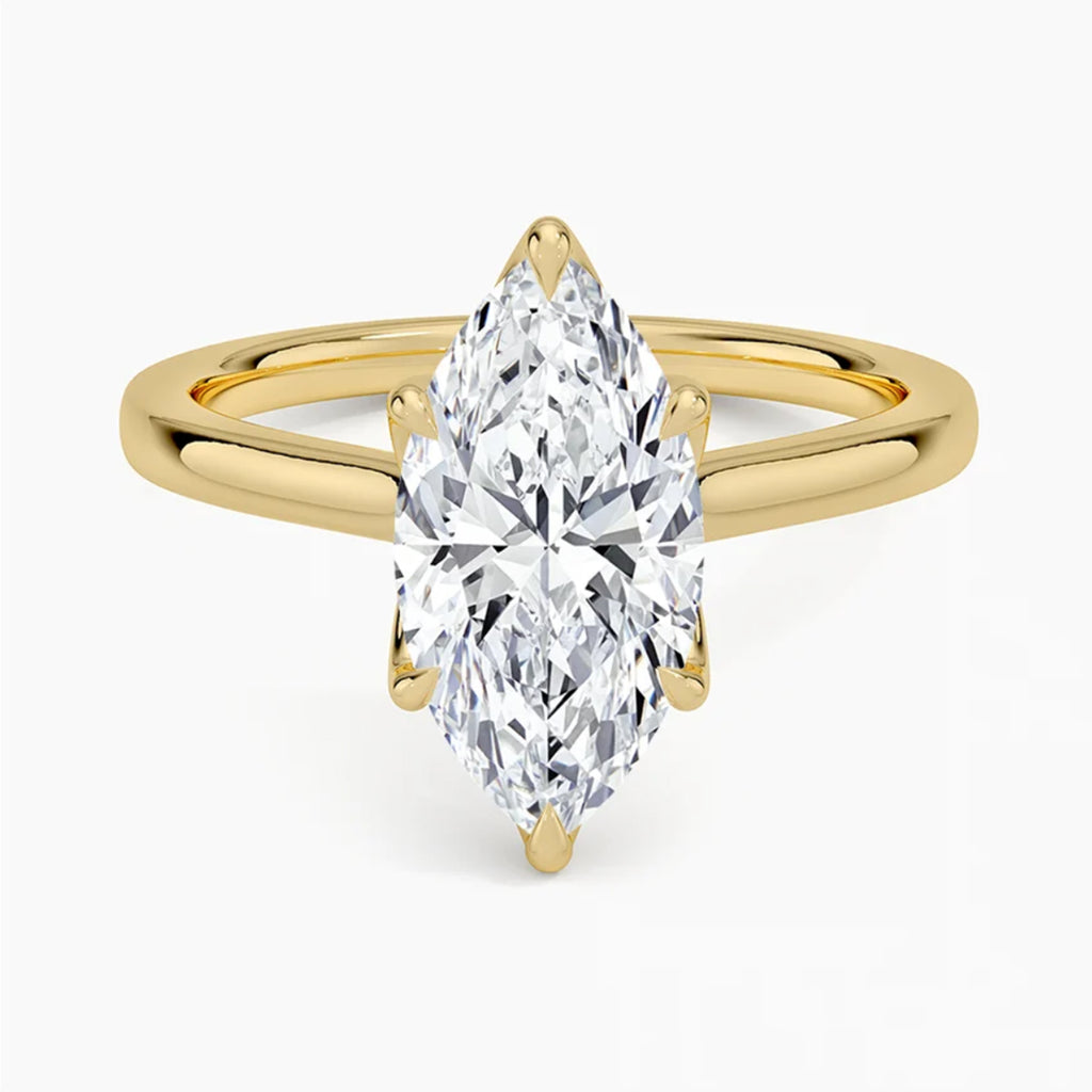 Flora Marquise Solitaire Ring