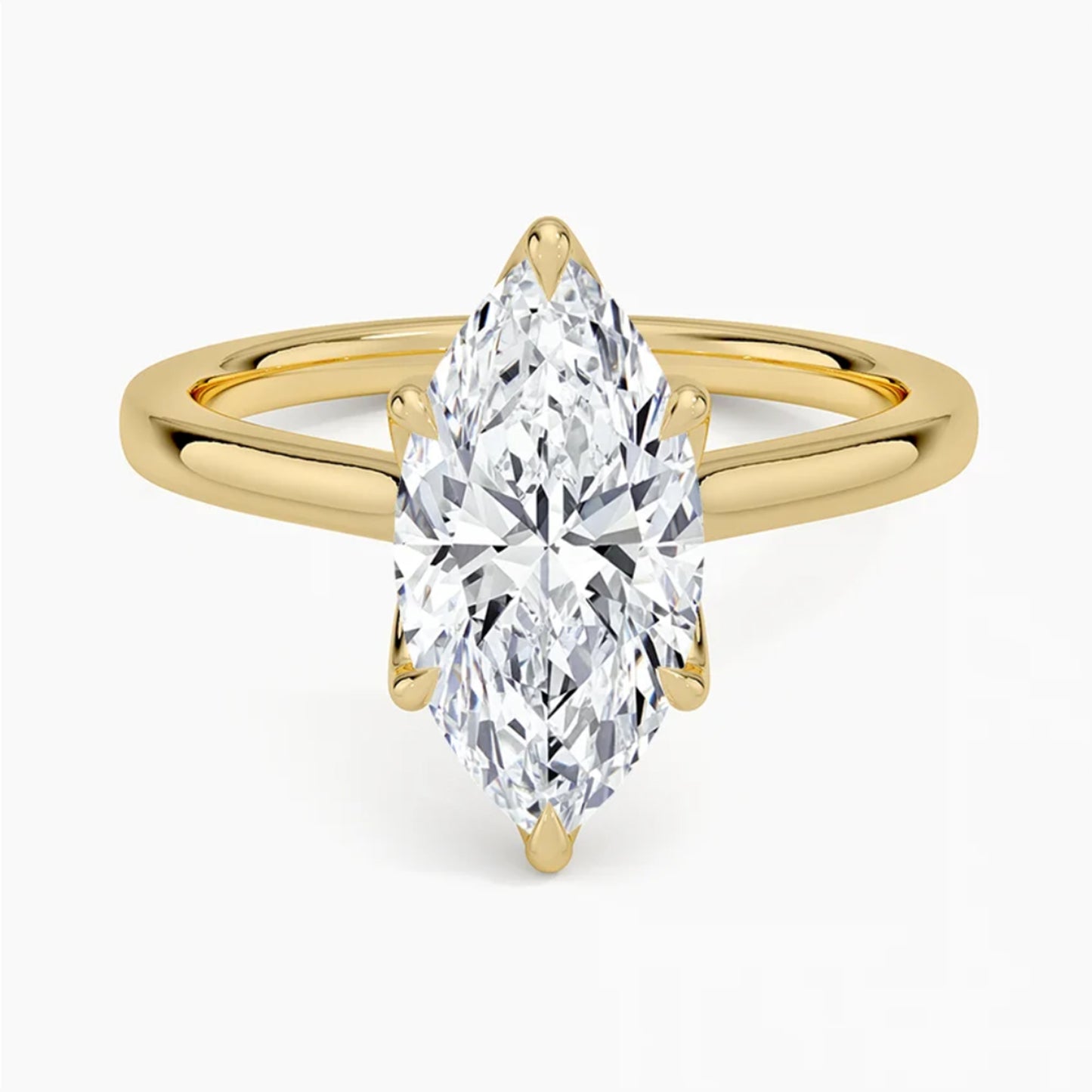 Flora Marquise Solitaire Ring