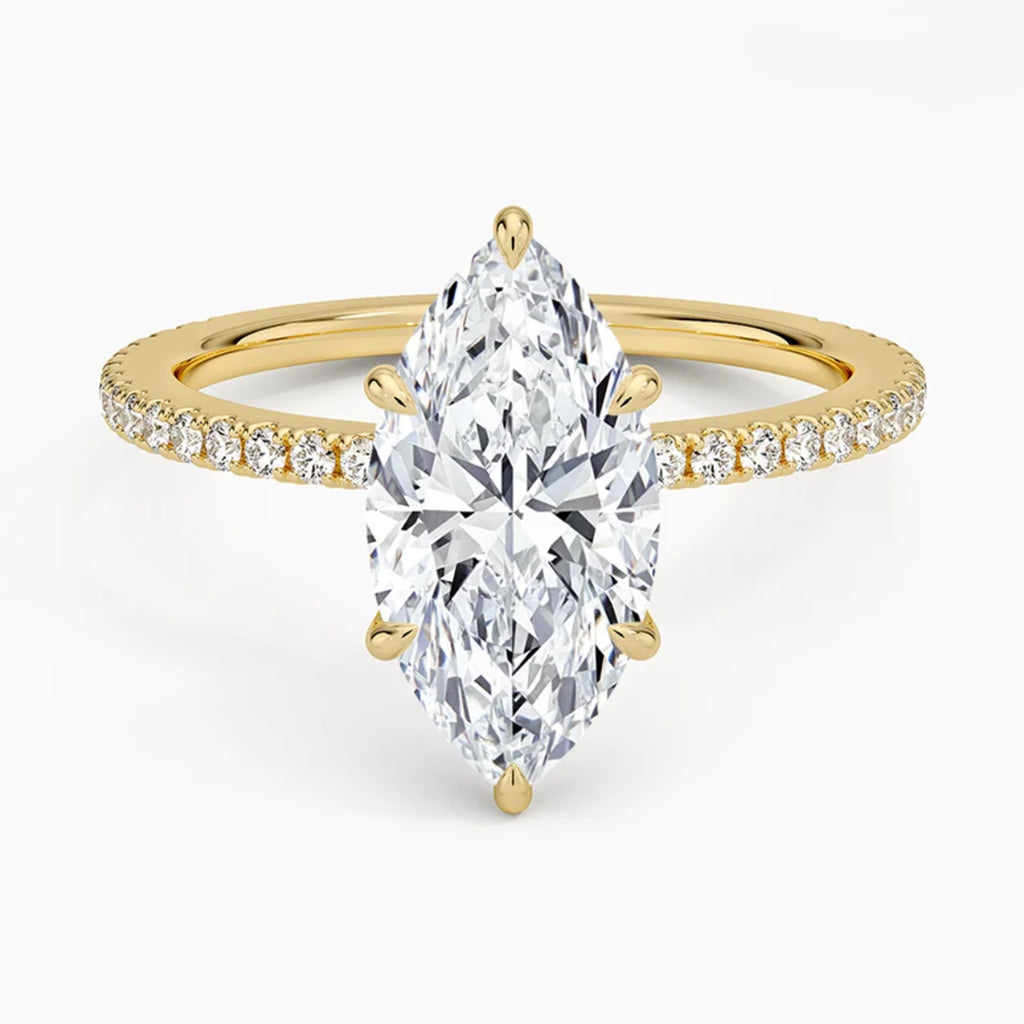 Lumina Pavé Marquise Ring