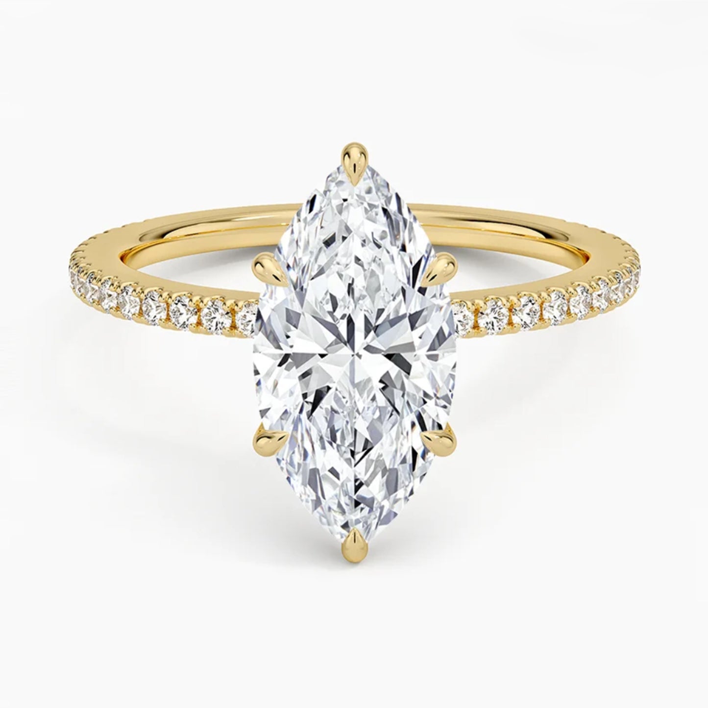 Lumina Pavé Marquise Ring