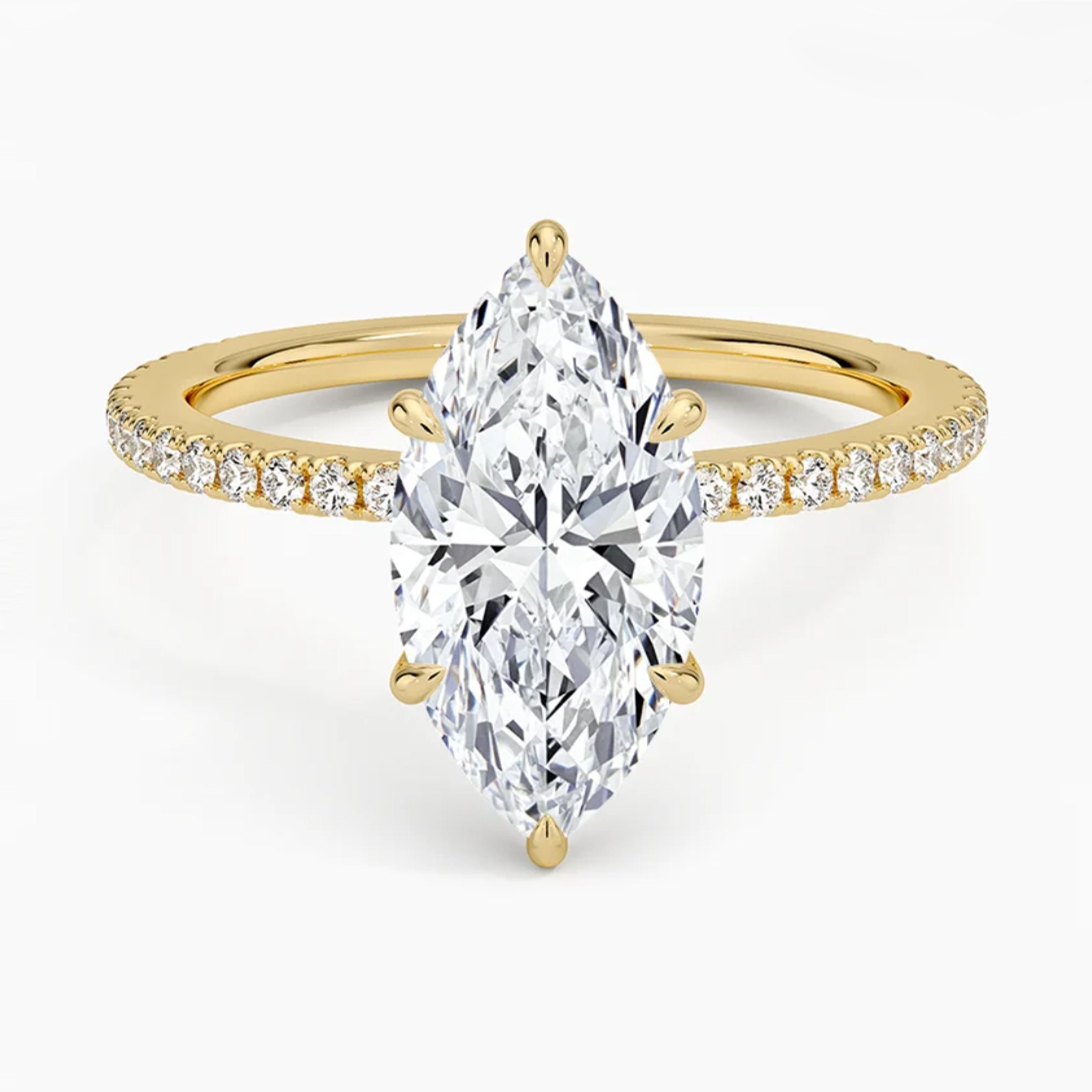 Lumina Pavé Marquise Ring