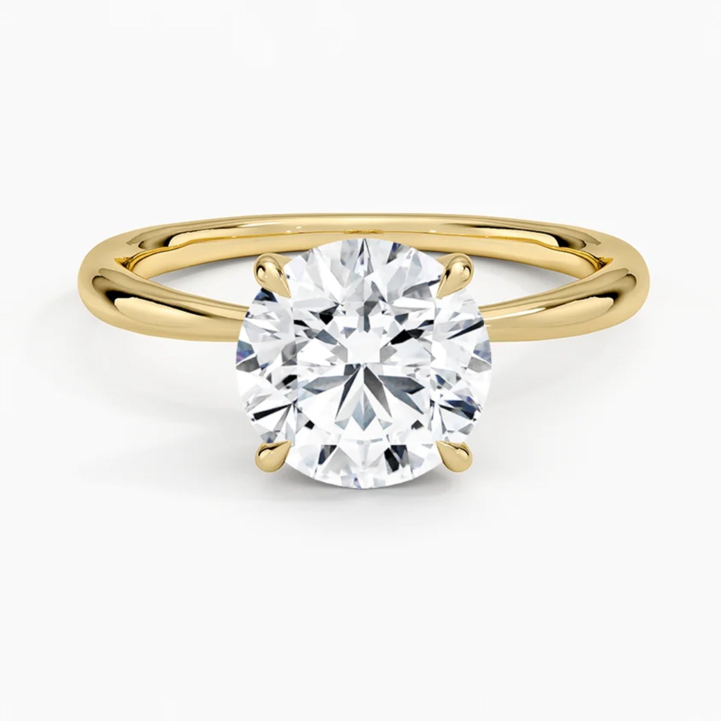 Iris Round Solitaire Ring