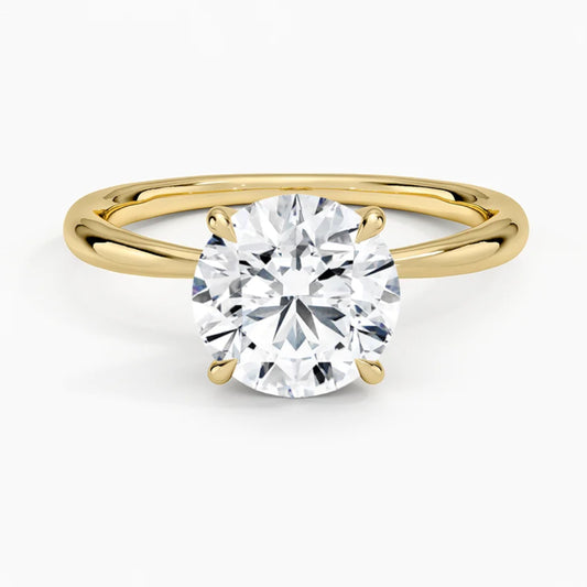 Iris Round Solitaire Ring