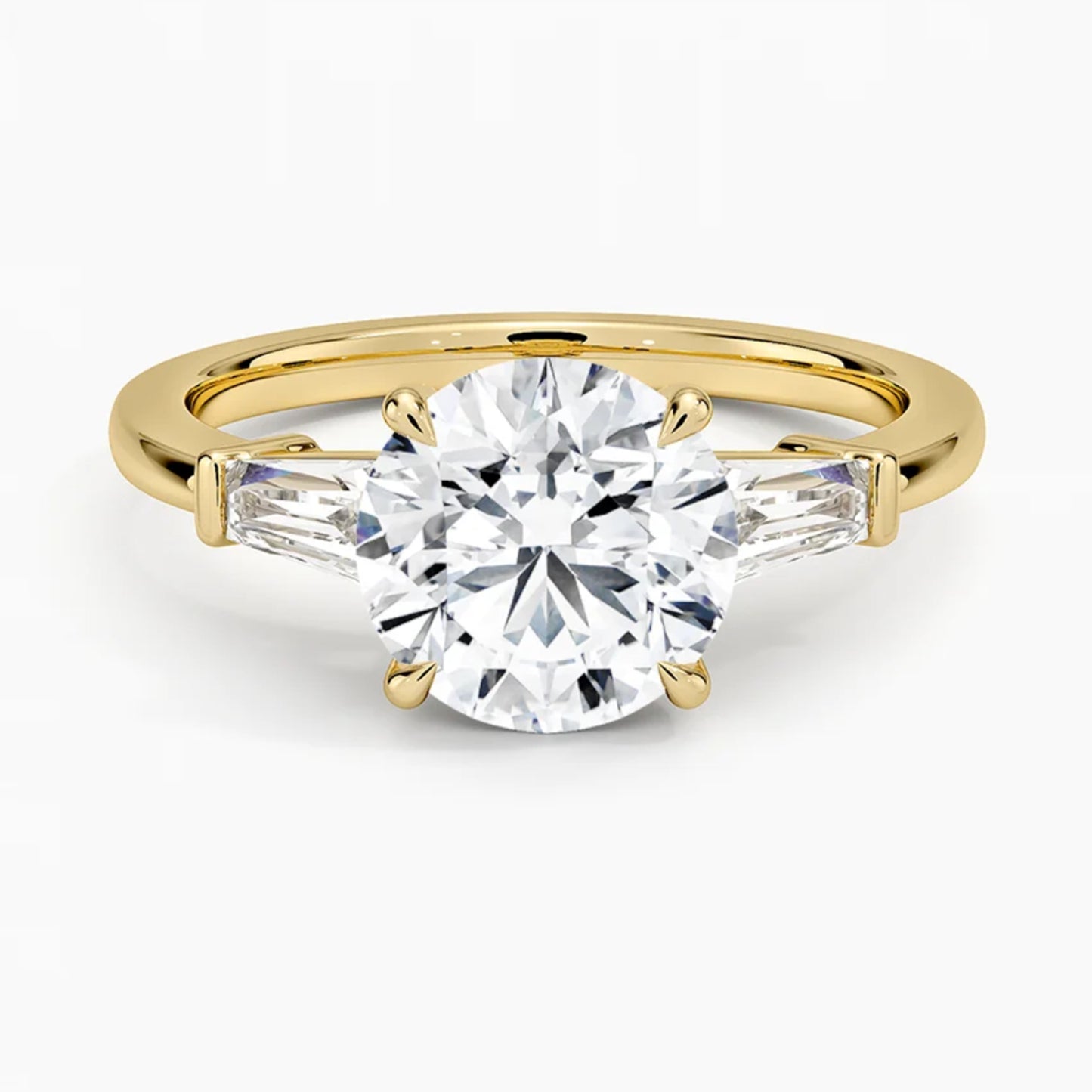 Legacy Round Three-Stone Ring