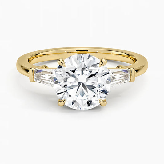 Legacy Round Three-Stone Ring