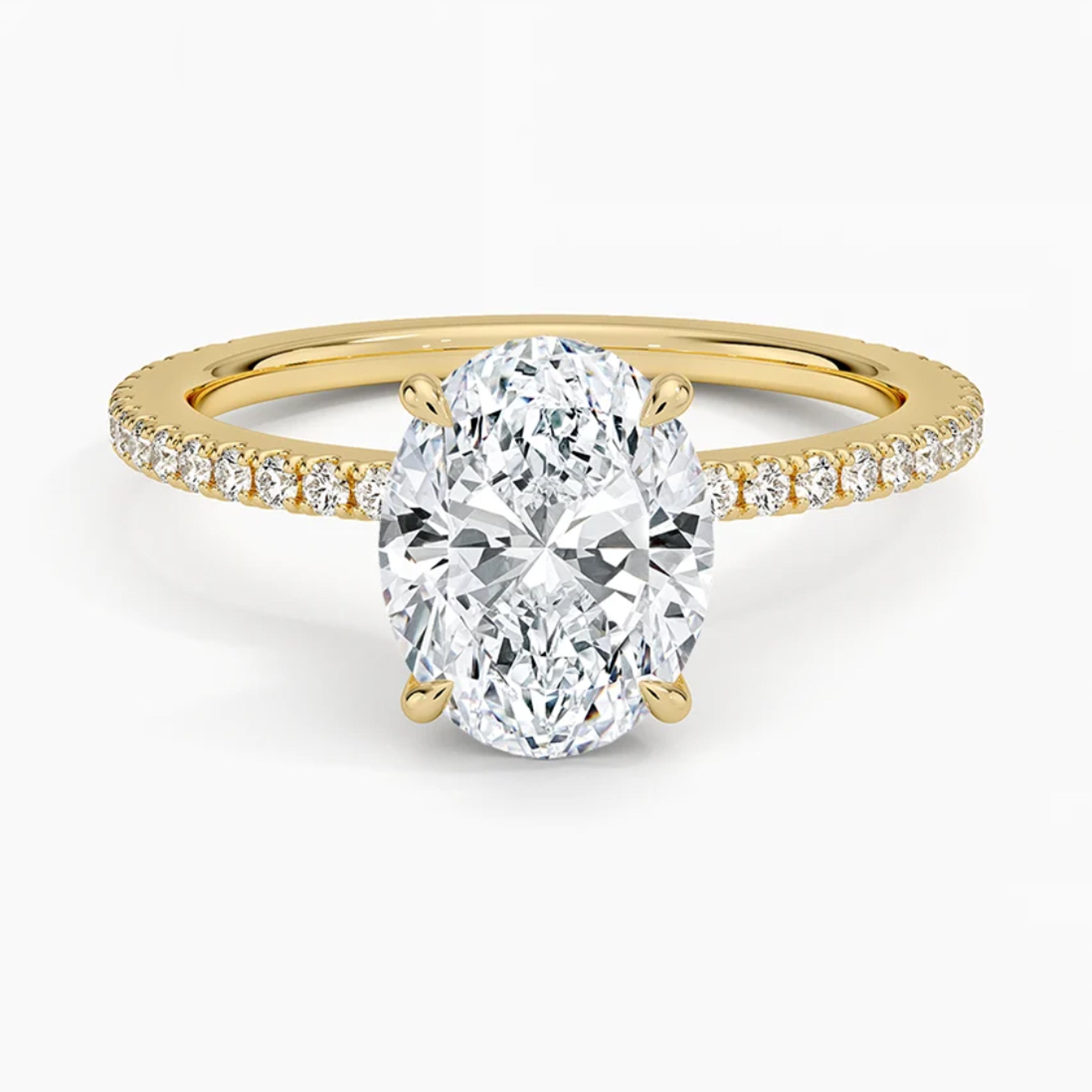 Lumina Pavé Oval Ring