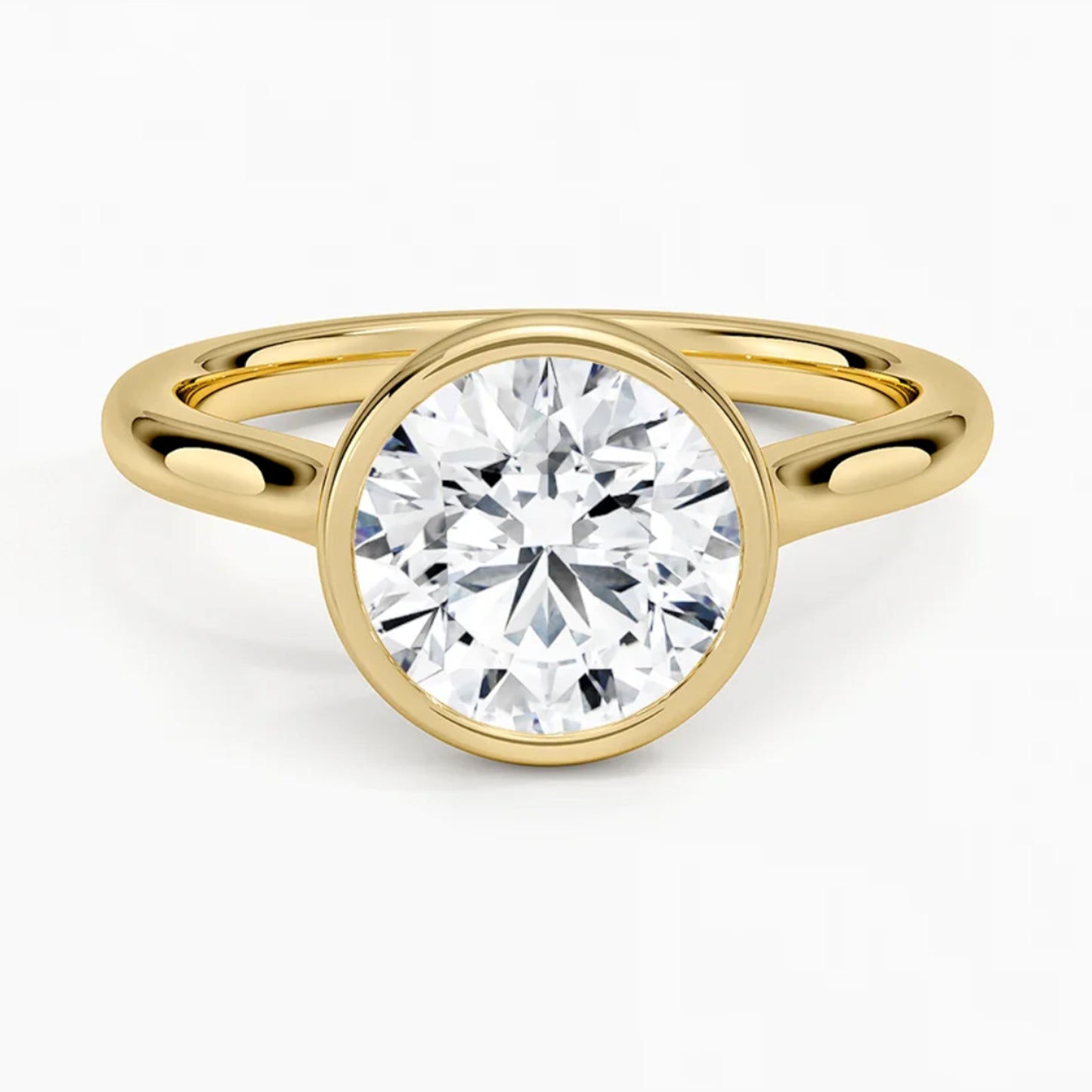Luna Round Solitaire Ring