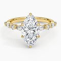 Ivy Hidden Halo Marquise Ring