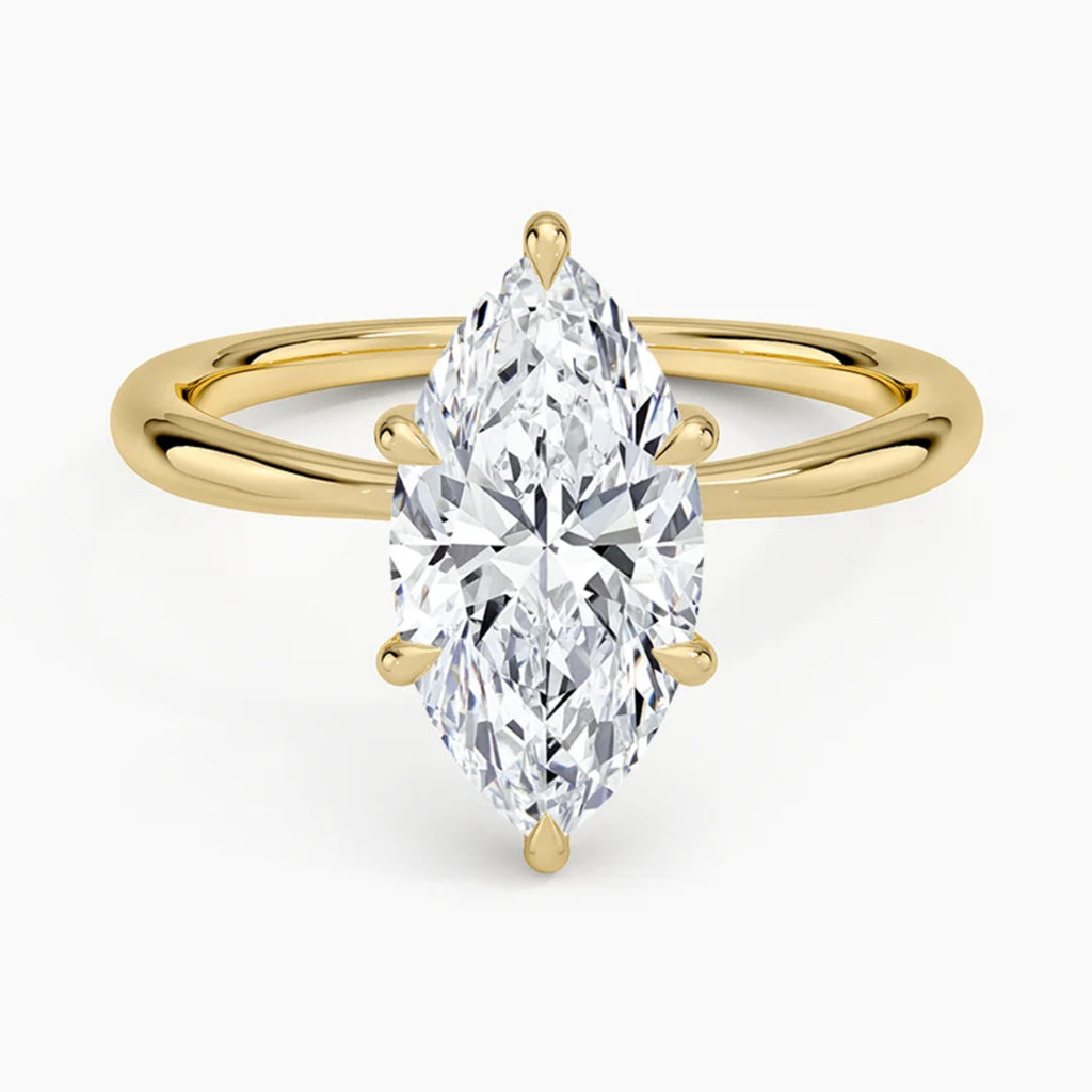 Iris Marquise Solitaire Ring