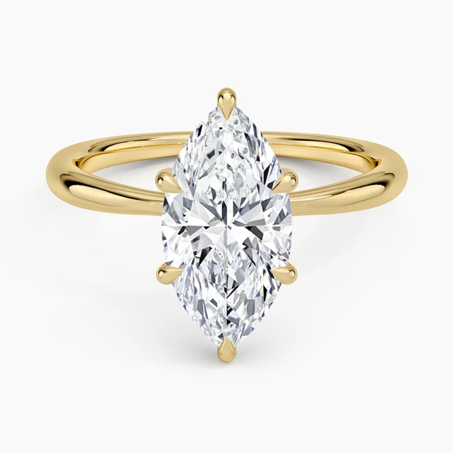 Iris Marquise Solitaire Ring