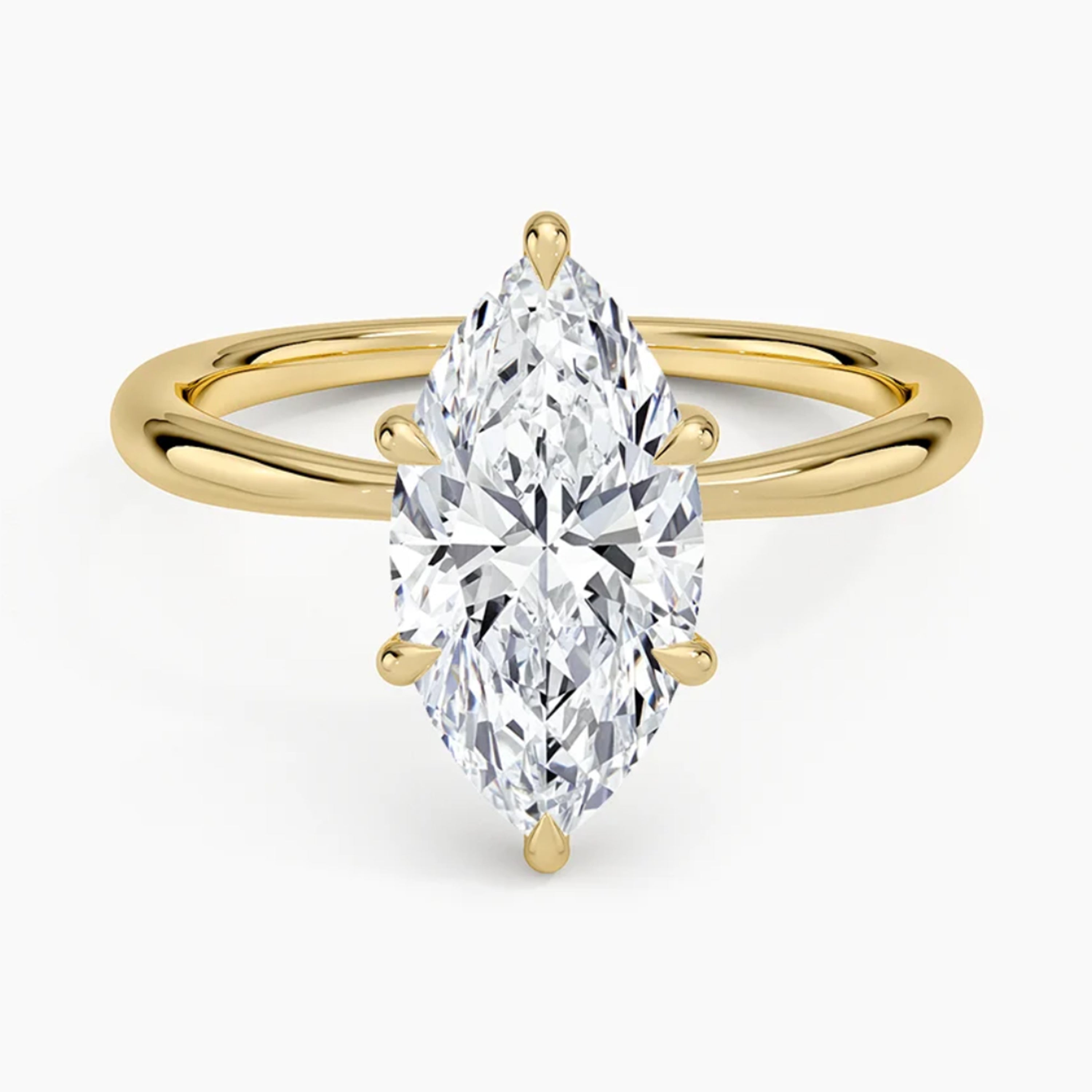 Iris Marquise Solitaire Ring