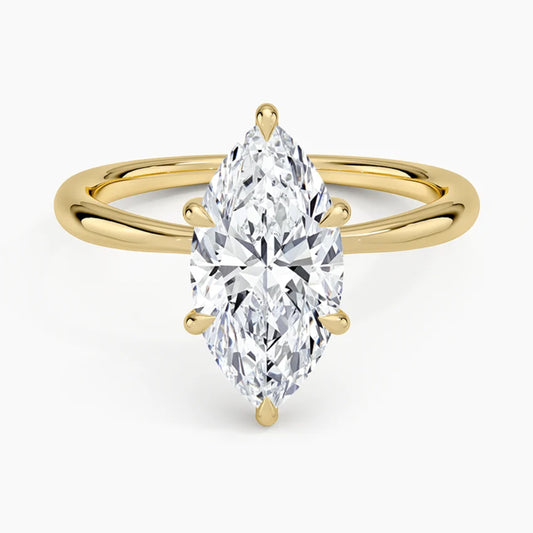 Iris Marquise Solitaire Ring