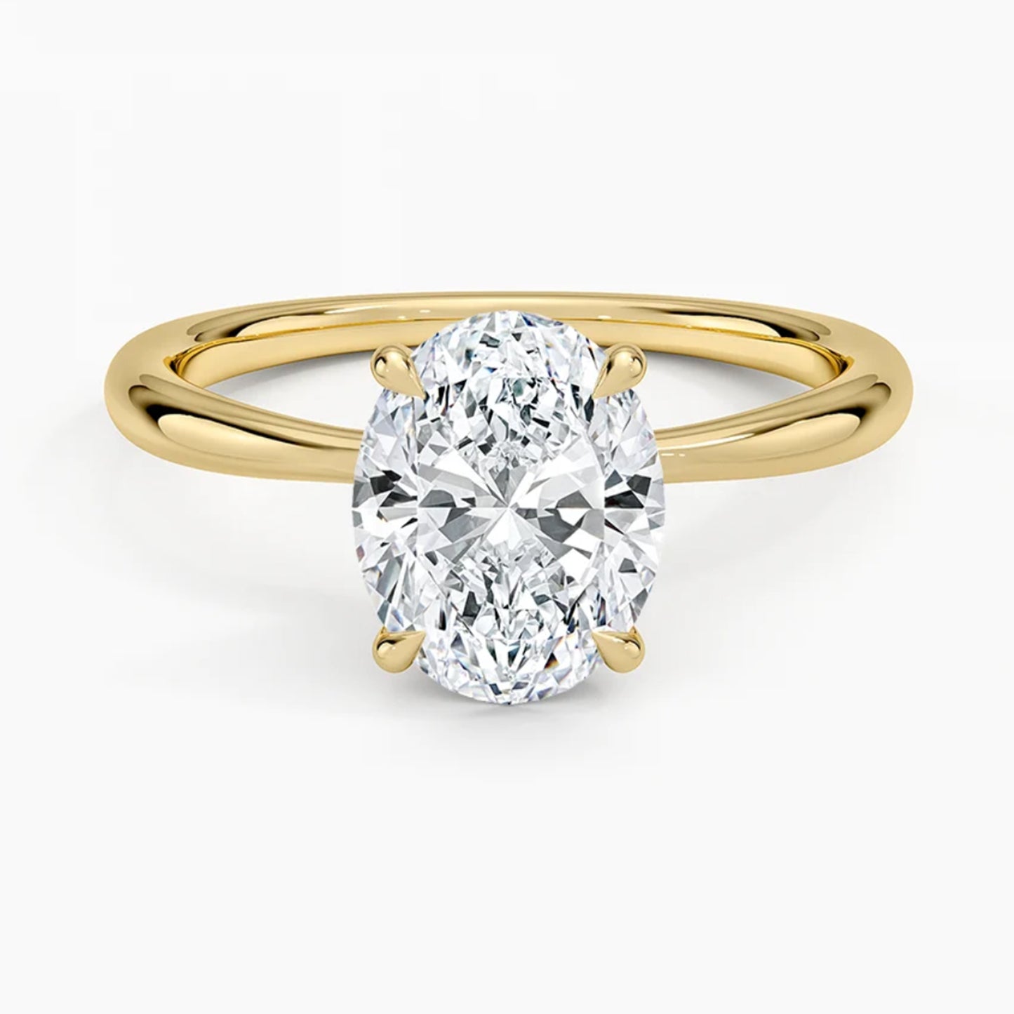 Iris Oval Solitaire Ring