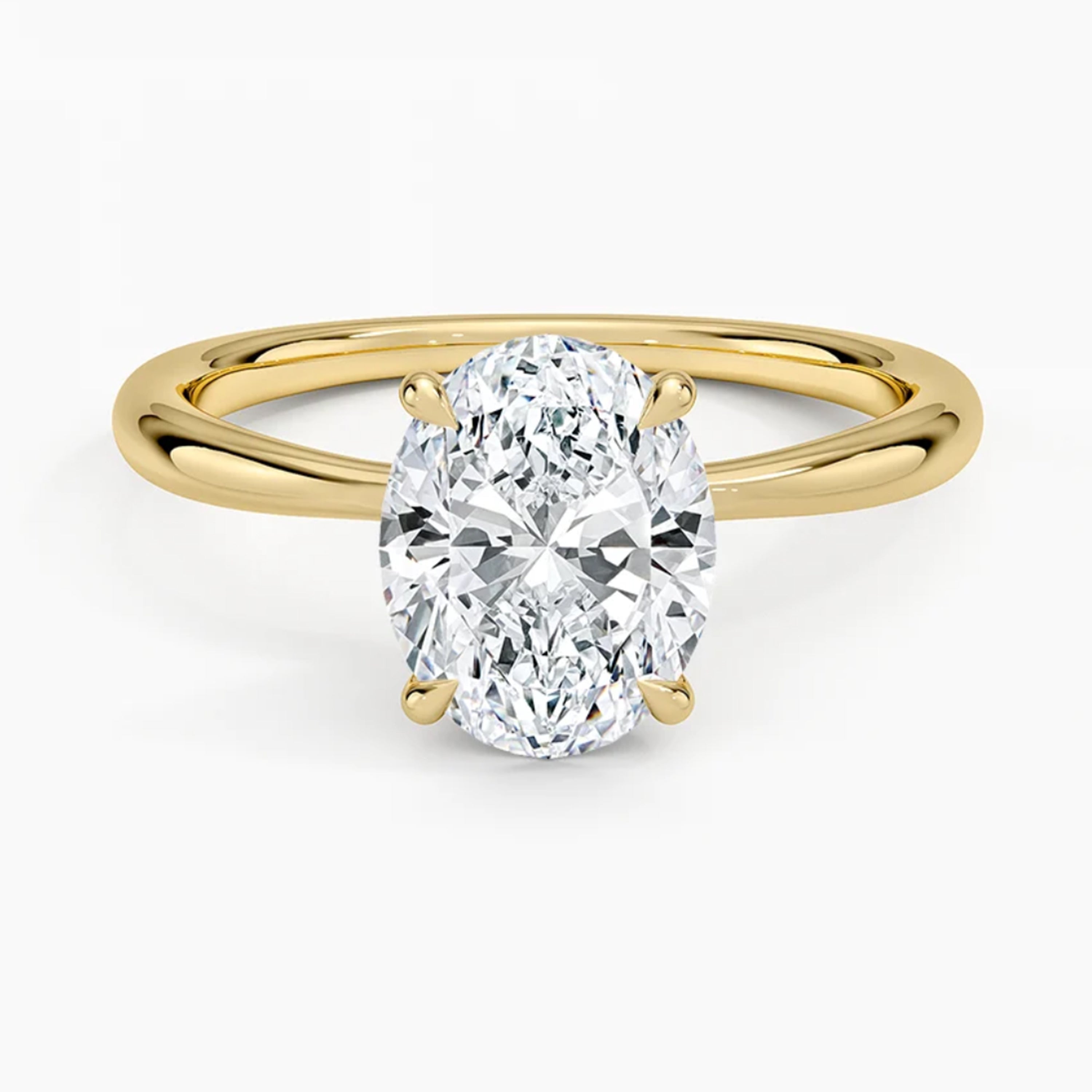 Iris Oval Solitaire Ring