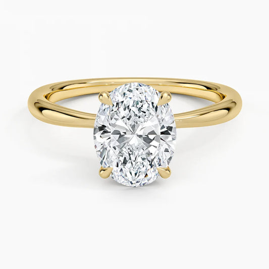 Iris Oval Solitaire Ring