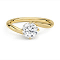 Embrace Round Solitaire Ring