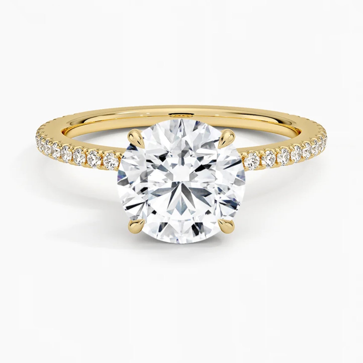 Lumina Pavé Round Ring