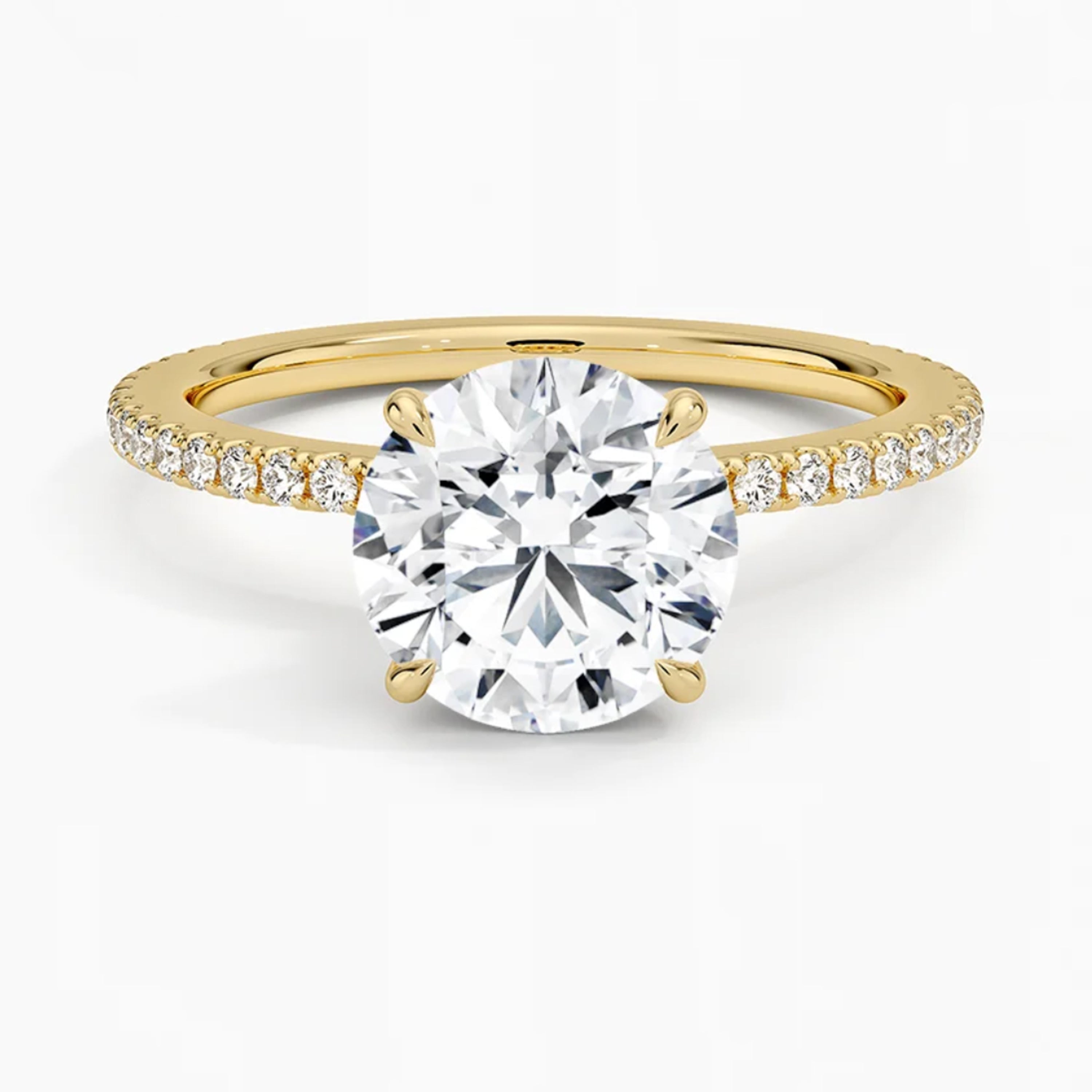 Lumina Pavé Round Ring