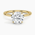 Classic Four-Prong Solitaire Ring