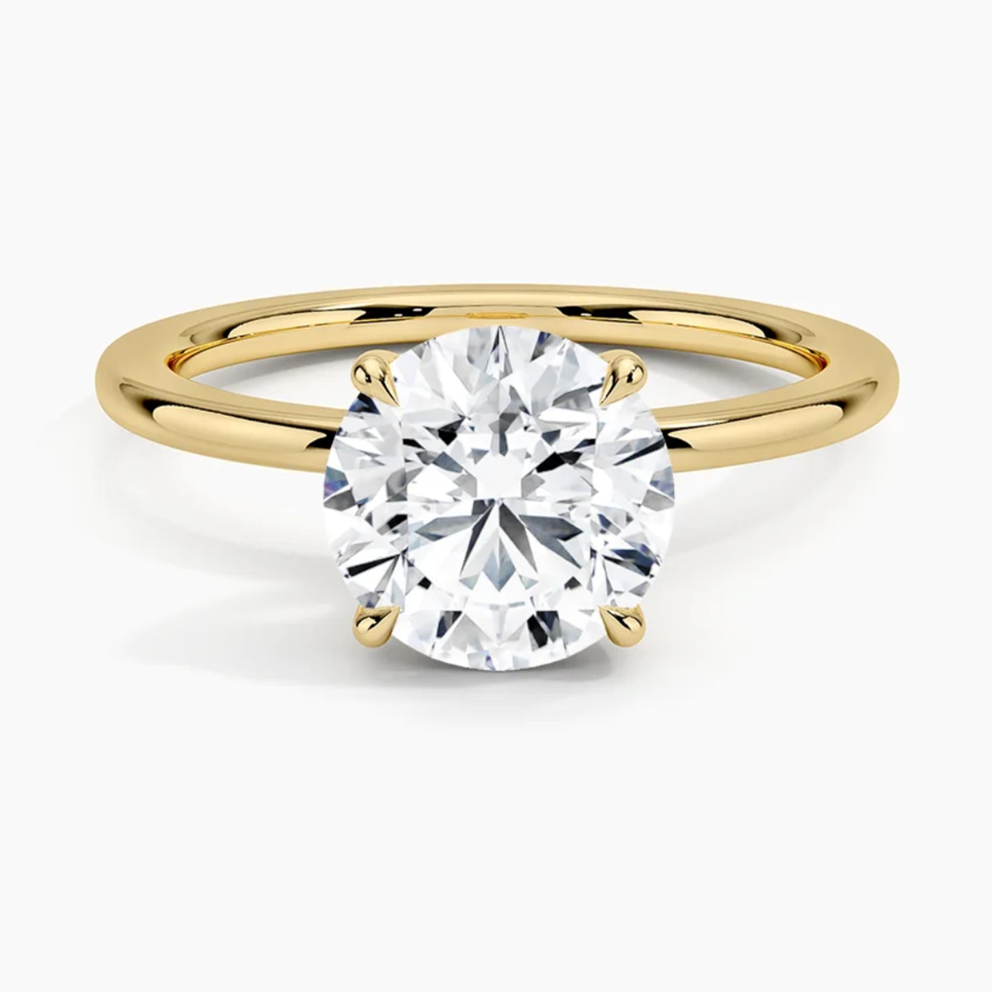 Classic Four-Prong Solitaire Ring