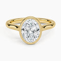 Luna Oval Solitaire Ring