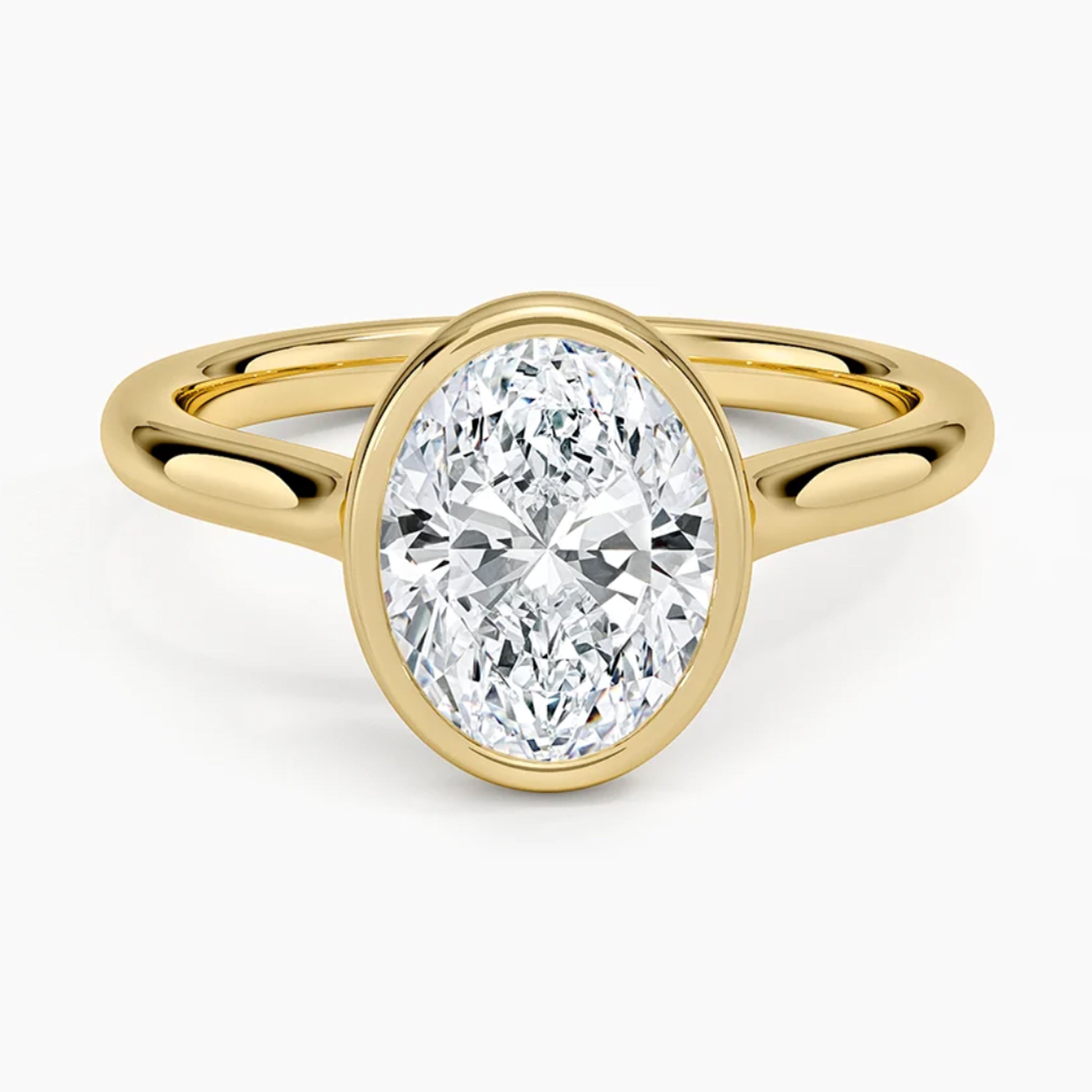 Luna Oval Solitaire Ring