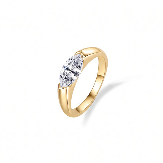 Vigil Marquise Solitaire Ring