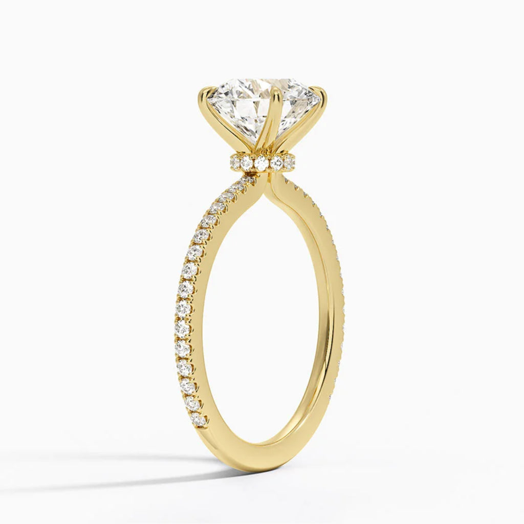 Lumina Pavé Round Ring