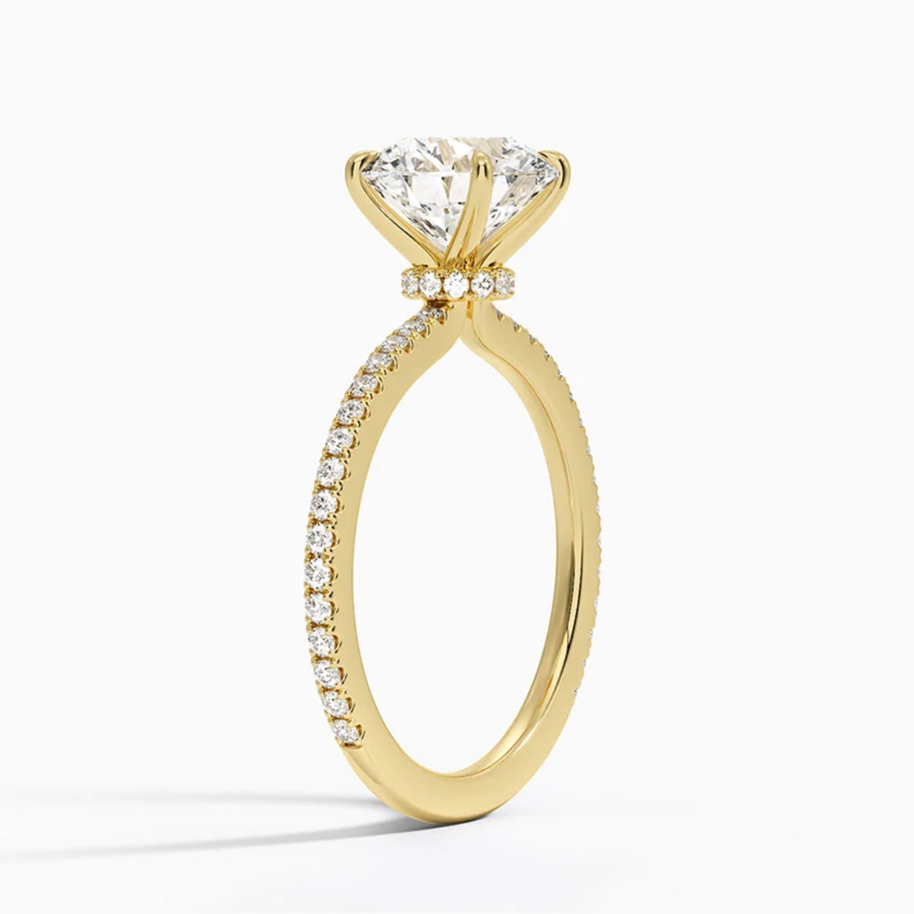 Lumina Pavé Round Ring