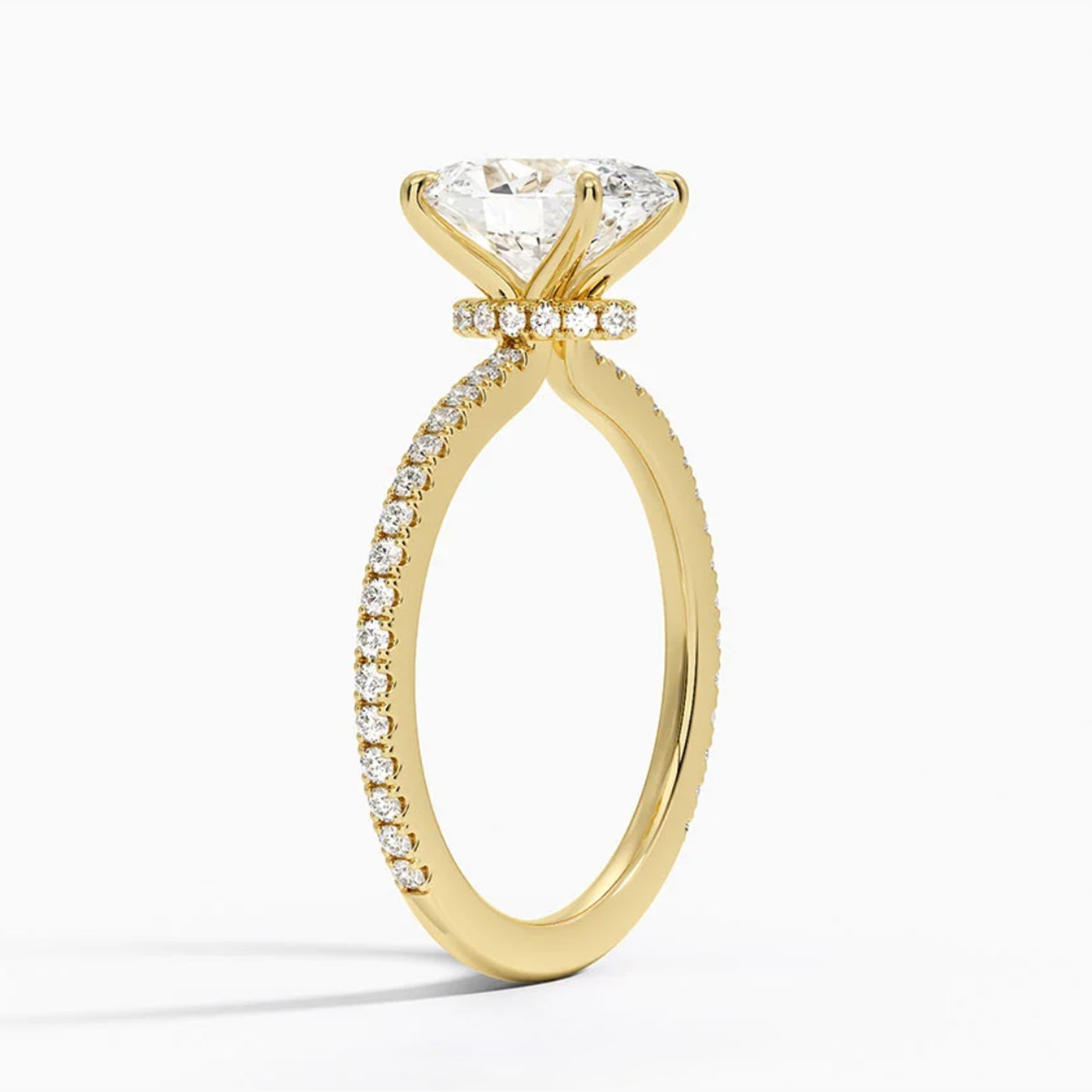 Lumina Pavé Oval Ring