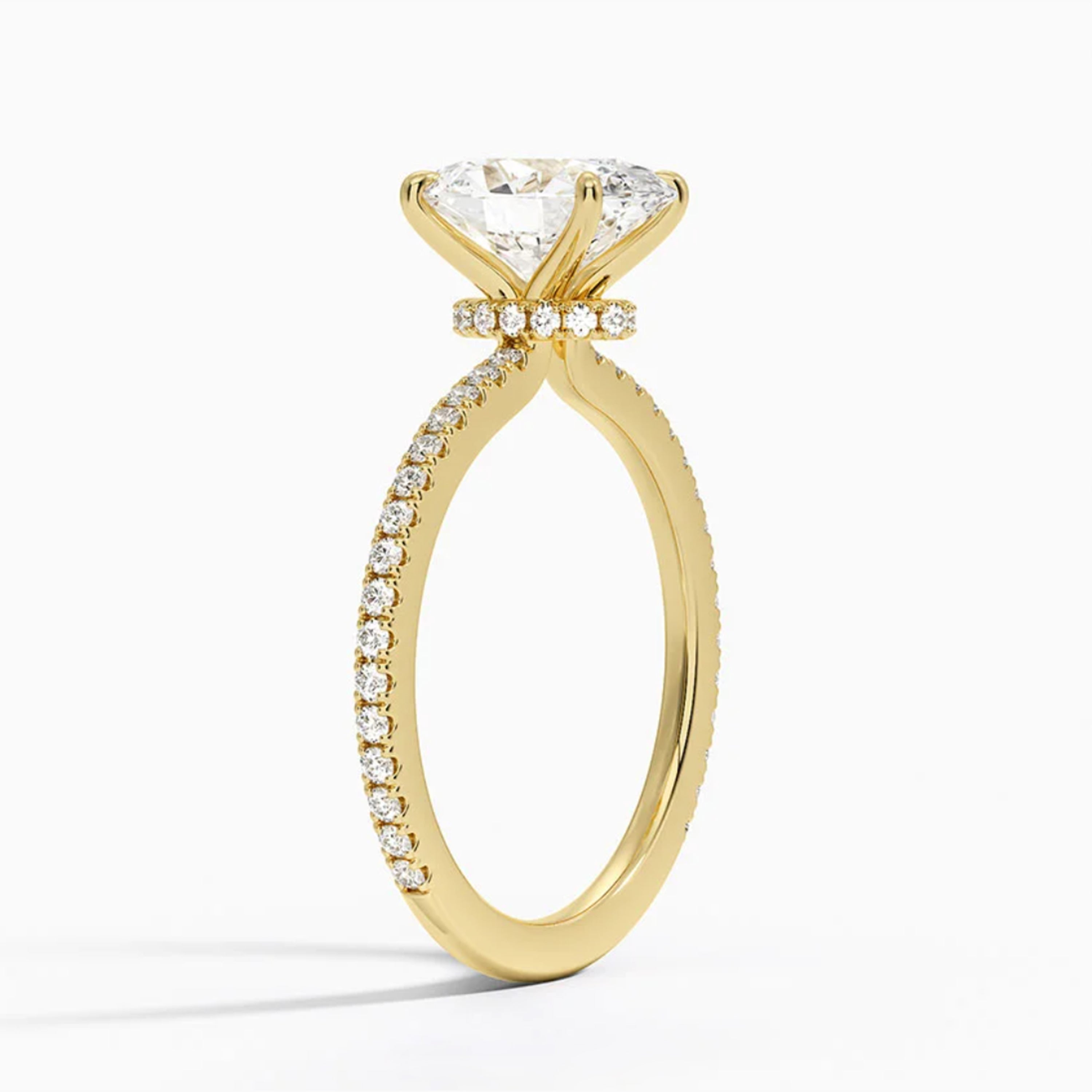 Lumina Pavé Oval Ring