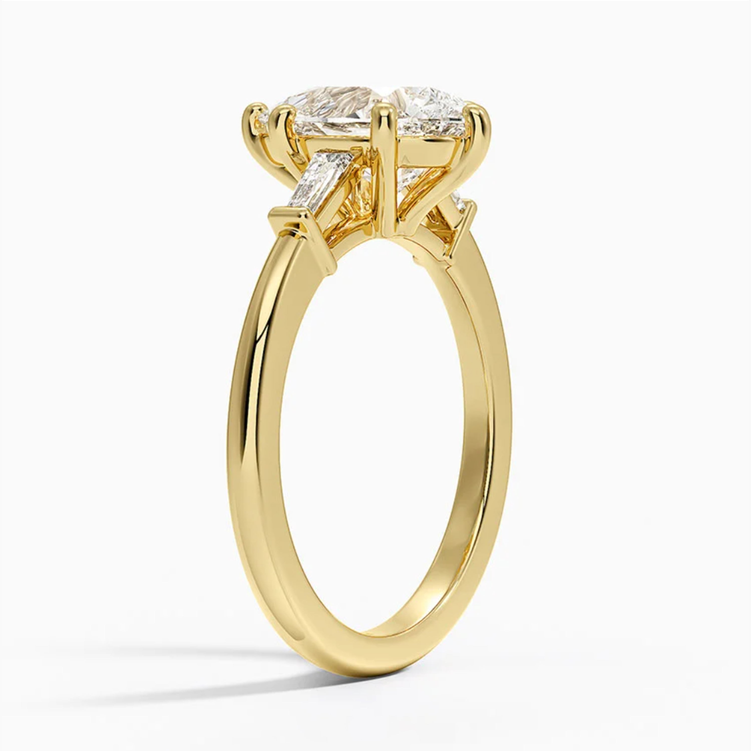 Legacy Pear Three-Stone Ring