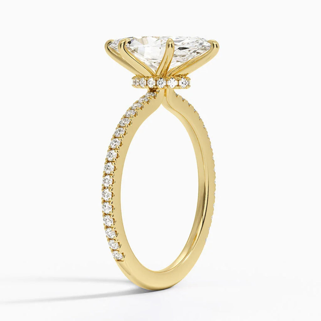 Lumina Pavé Marquise Ring